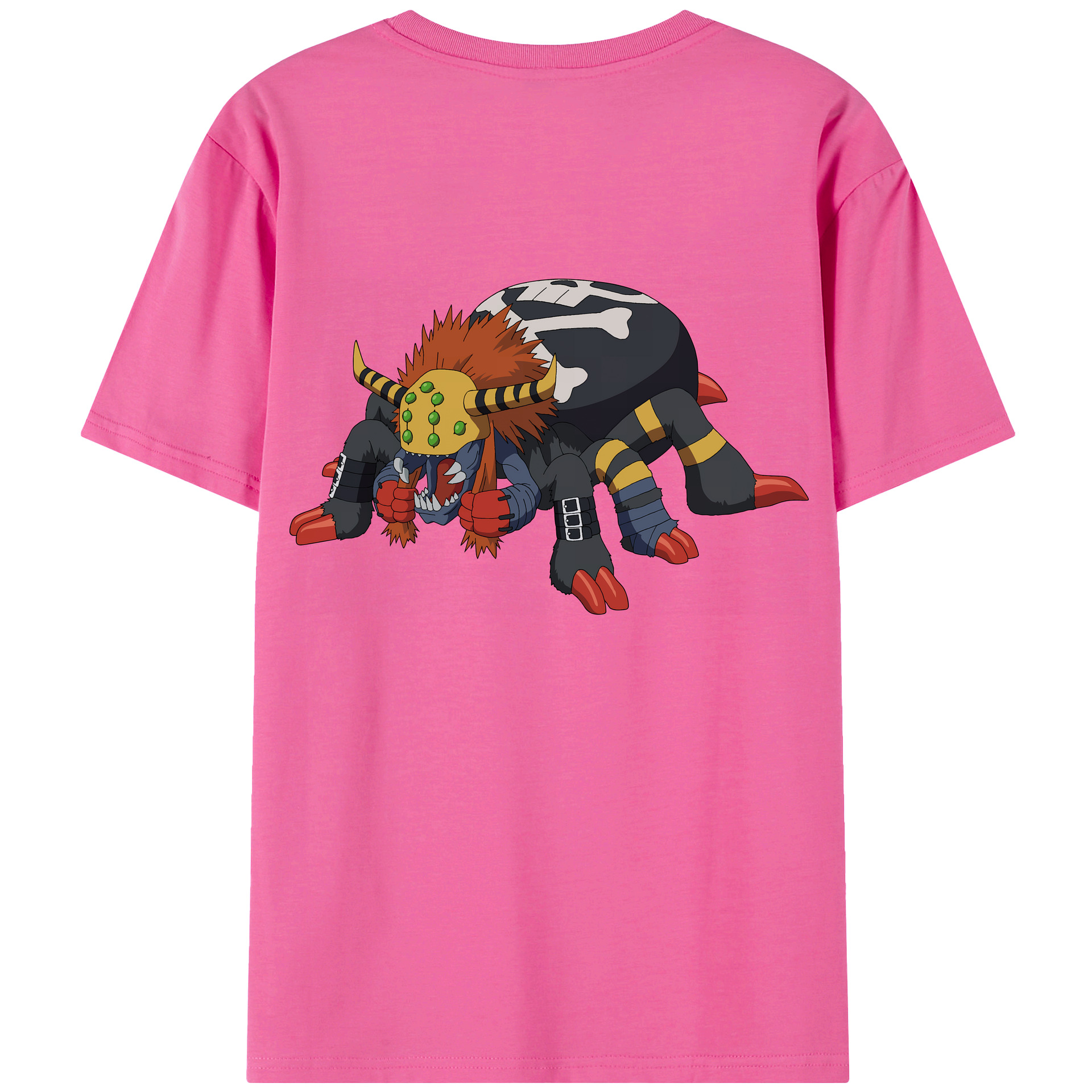 （画像用） Digimon デジタルモンスター/デジモン レディース半袖Tシャツ(バックプリント)